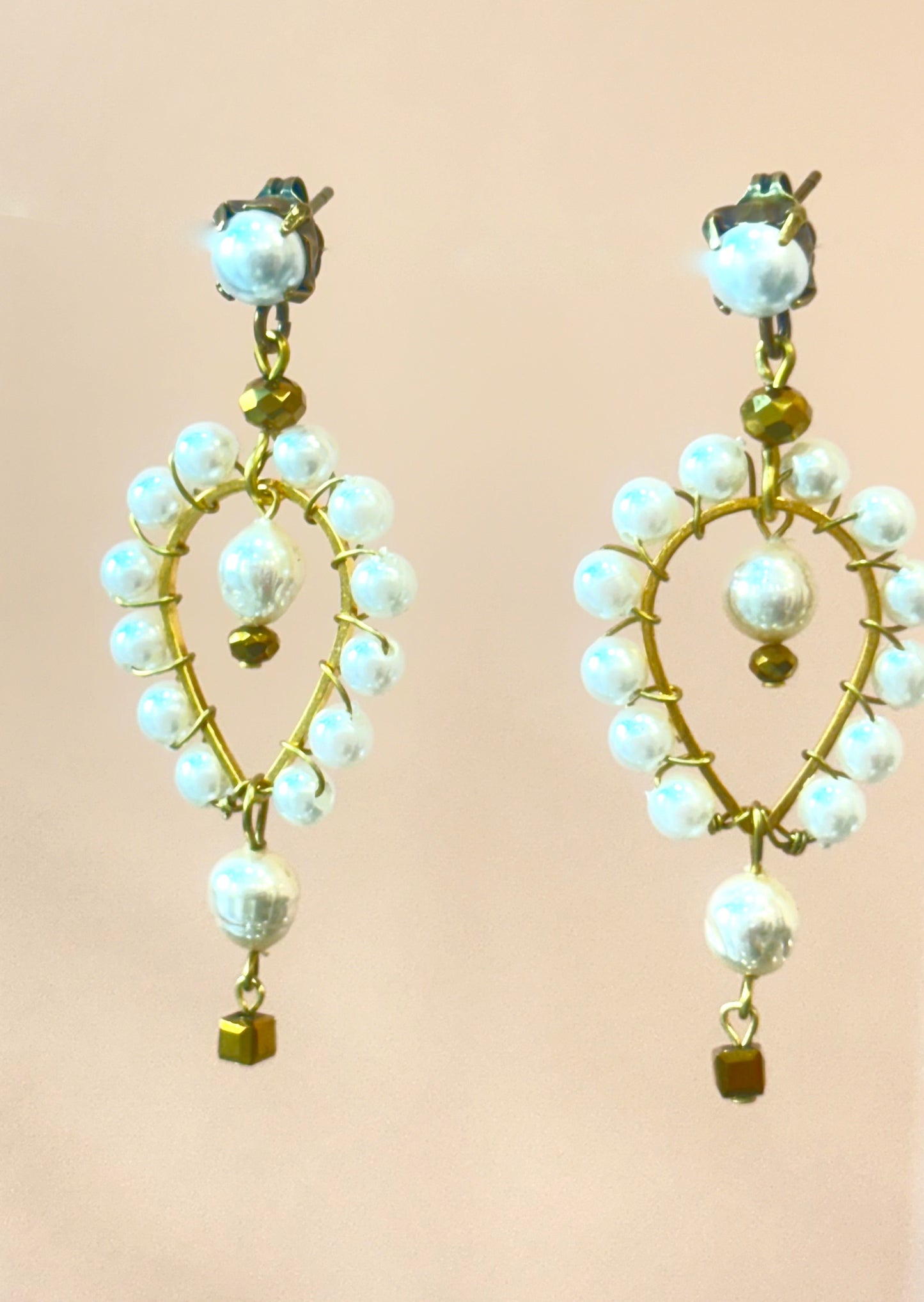 Pendientes de perla P-34-186