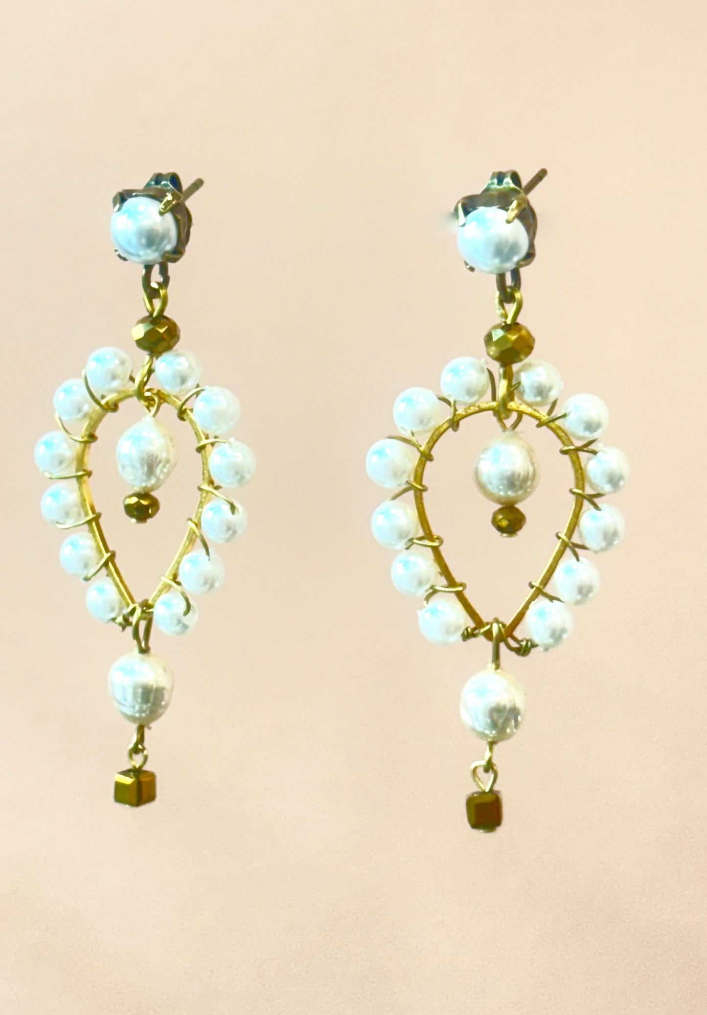 Pendientes de perla P-34-186