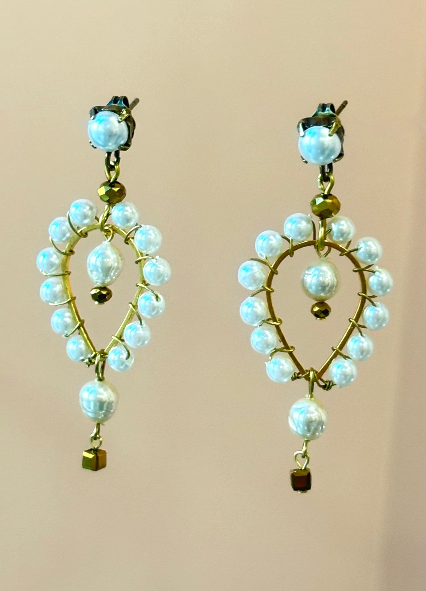 Pendientes de perla P-34-186