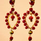 Pendientes rojos P-34-188