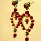 Pendientes rojos P-34-188