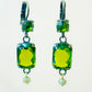 Pendientes de cristal Olivina P-34-86-G