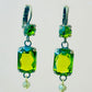 Pendientes de cristal Olivina P-34-86-G