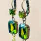 Pendientes de cristal Olivina P-34-86-G