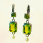 Pendientes de cristal Olivina P-34-86-G